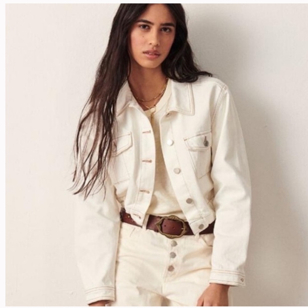 NWT ba&sh Vestie Azlalea Cream Jacket